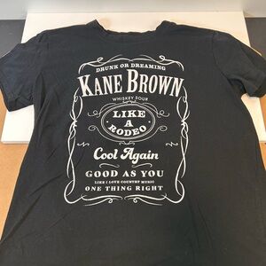 Kane Brown Black Graphic crew‎ neck T-Shirt Women’s Size Large
